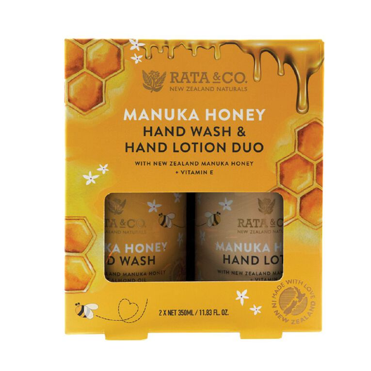 Rata & Co Manuka Honey Hand Wash And Hand Lotion Duo, , hi-res
