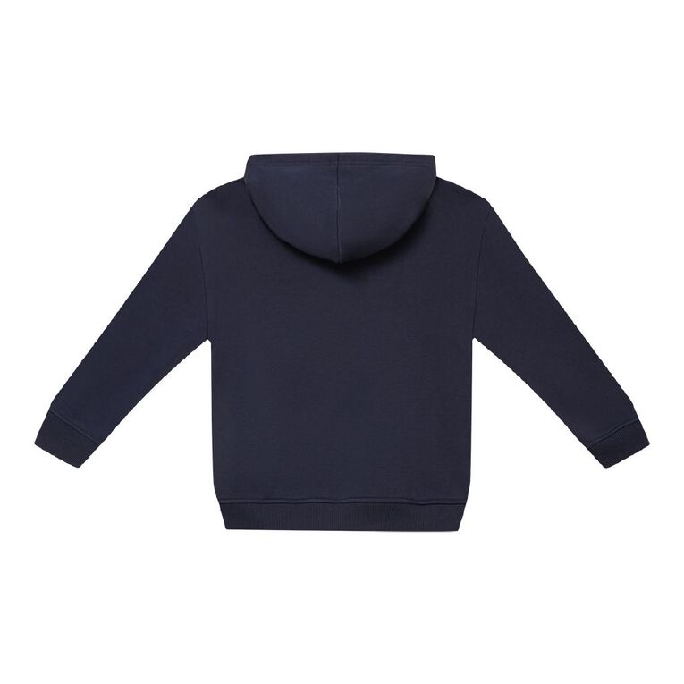 Young Original Plain Hoodie, Blue Dark, hi-res