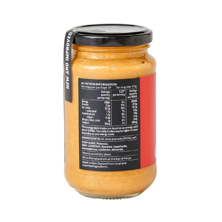 Market Kitchen Peanut Butter Crunchy 375g, , hi-res