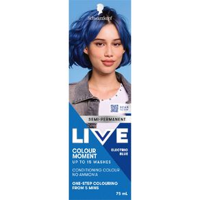 Schwarzkopf UBs LIVE Colour Electric Blue 75ml