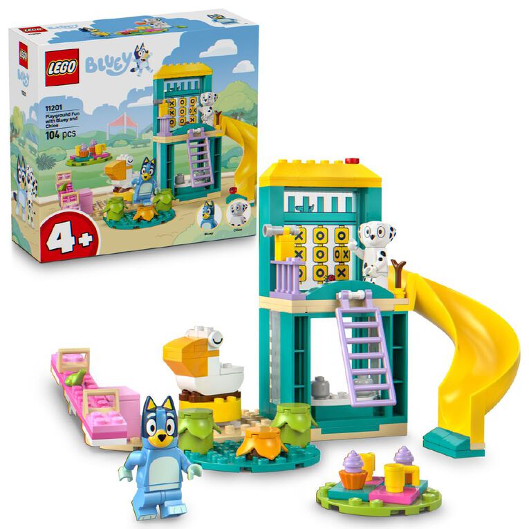 LEGO Bluey Playground Fun with Bluey and Chloe 11201, , hi-res