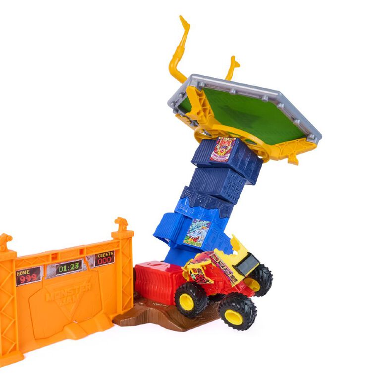 Monster Jam Crash Course Playset 1:64, , hi-res