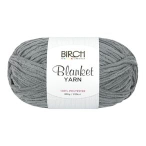 Birch Blanket Yarn 100% Polyester 300G Grey