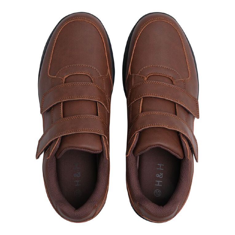 H&H Men's Vincent Sneakers, Brown, hi-res