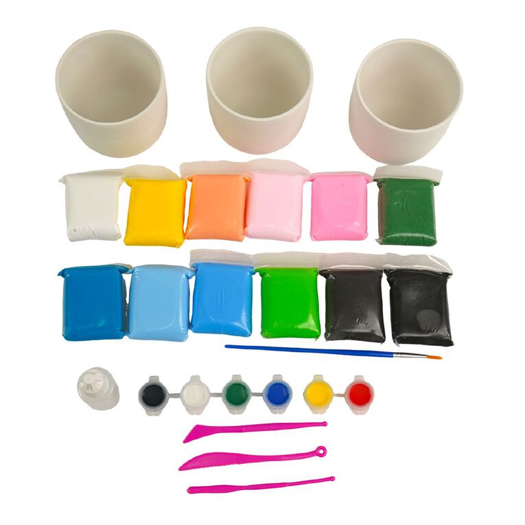 Uniti Craft Adults Paint & Clay Your Own Ceramic Planter, , hi-res