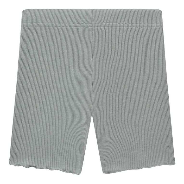 Young Original Toddler Plain Rib Bike Shorts, Blue Light CLOUD BLU, hi-res