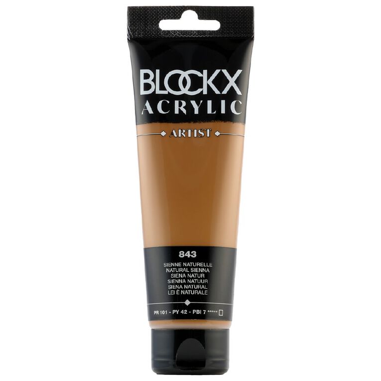 BLOCKX Acrylic Tube Sienna Natural 120ml, , hi-res