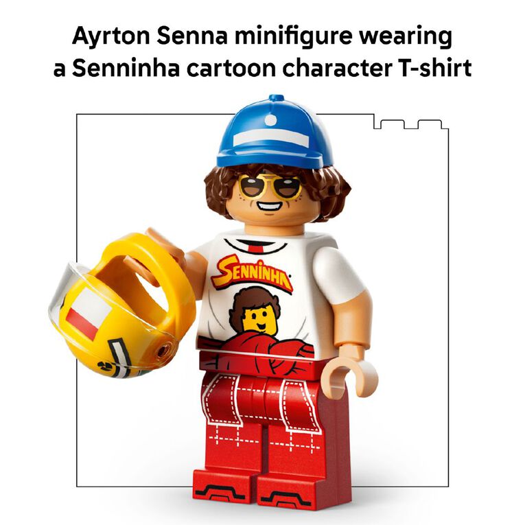 LEGO Editions Formula 1 Ayrton Senna Helmet 43024, , hi-res