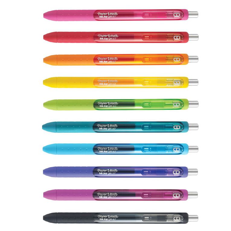 Paper Mate Inkjoy Gel 0.7mm Fashion 10 Pack, , hi-res