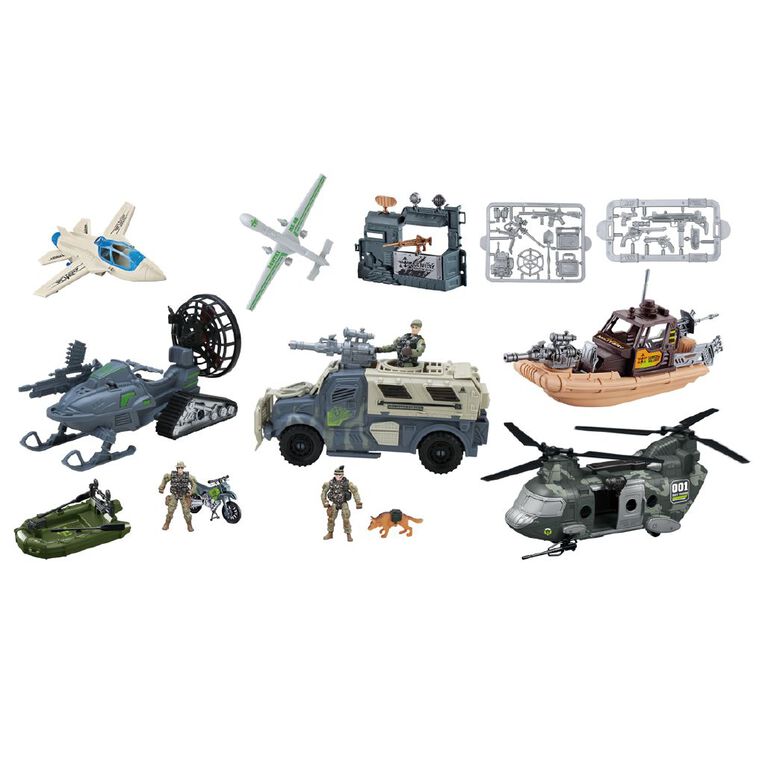 Play Studio Large Military Play Set, , hi-res