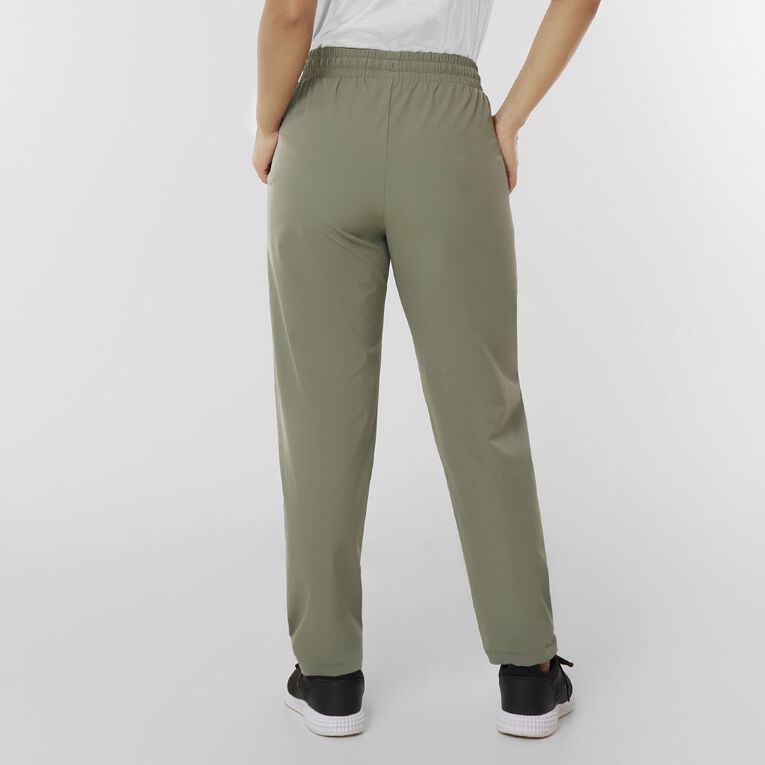 Active Intent Women's Stretch Taper Woven Pants, Grey Mid, hi-res