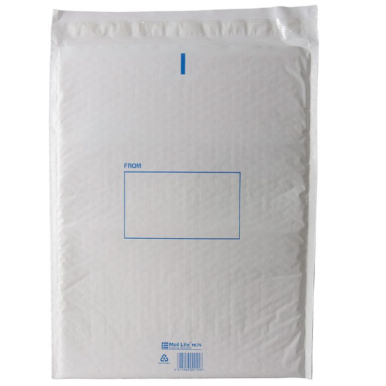 Sealed Air Mail Lite Bag MLT6 305mm x 405mm 50 Pack, , hi-res