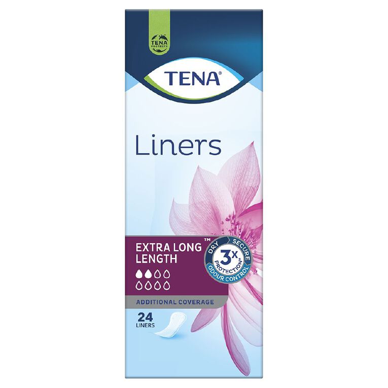 Tena Liner Active Extra Long 24 Pack, , hi-res