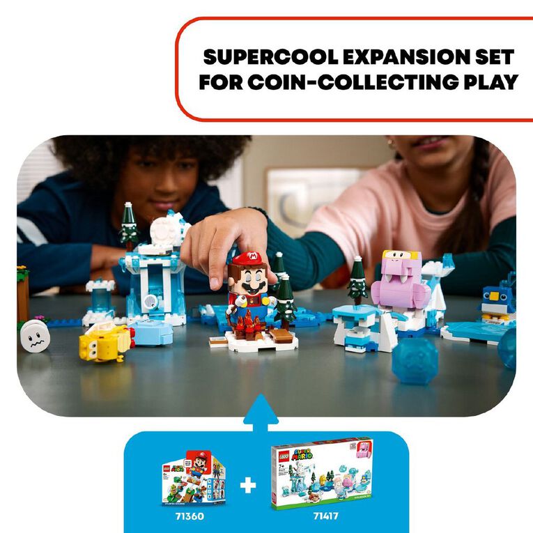 Super Mario LEGO Fliprus Snow Adventure Expansion Set 71417, , hi-res