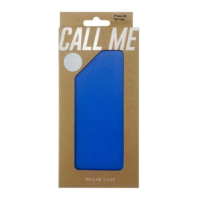 Nostalgic Speck iPhone XR Flip Case - Blue Blue Mid, , hi-res