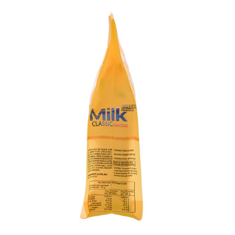 Chef Kim's Rice Crackers Cheese Flavour 55g, , hi-res