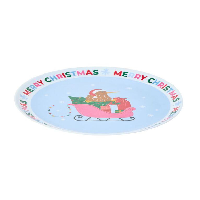 Wonderland Merry Christmas Kids Melamine Plate Assorted, , hi-res