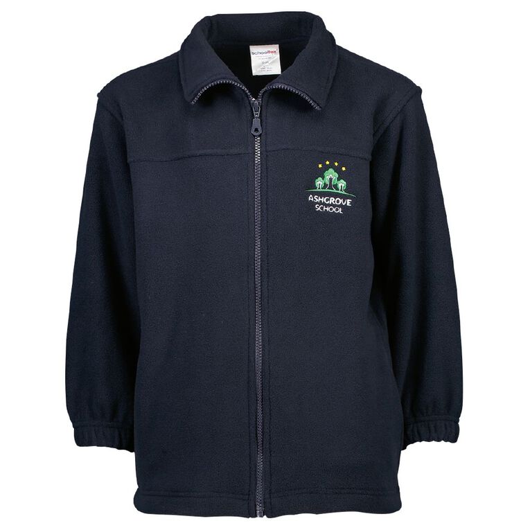 Schooltex Ashgrove Polar Fleece Jacket with Embroidery, Navy, hi-res