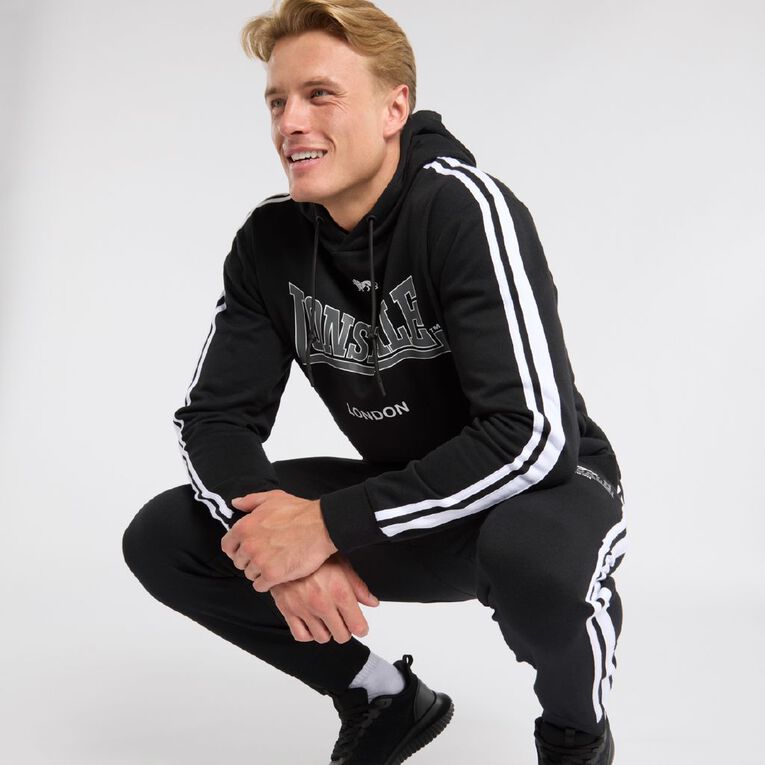 Lonsdale Men's London Hoodie, Black, hi-res