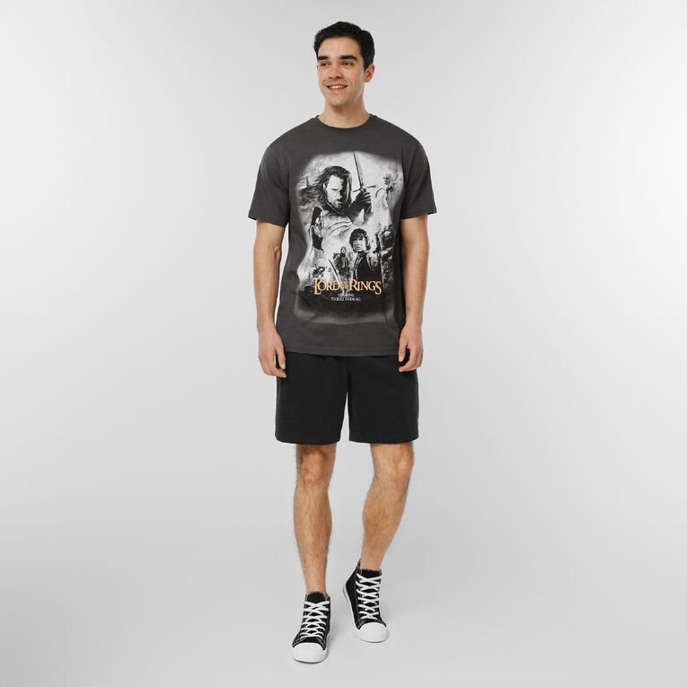 Lord Of The Rings Men's Tee, Grey Dark, hi-res