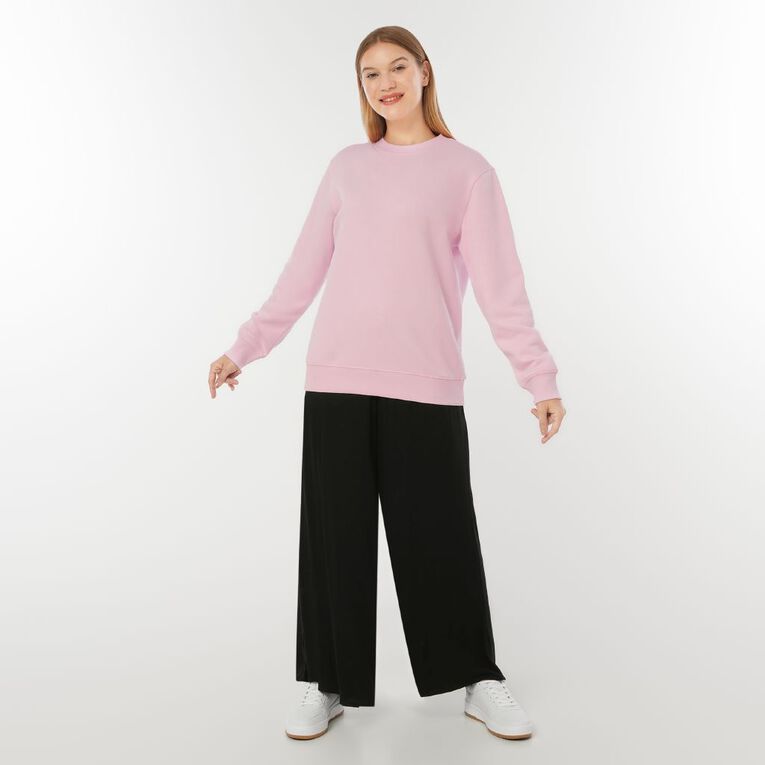 H&H Women's Classic Crew Sweatshirt, Pink Light, hi-res