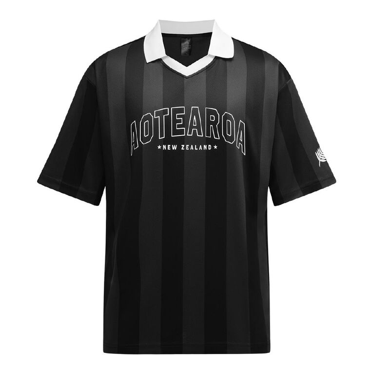Active Intent Supporter Oversize Polo, Black, hi-res
