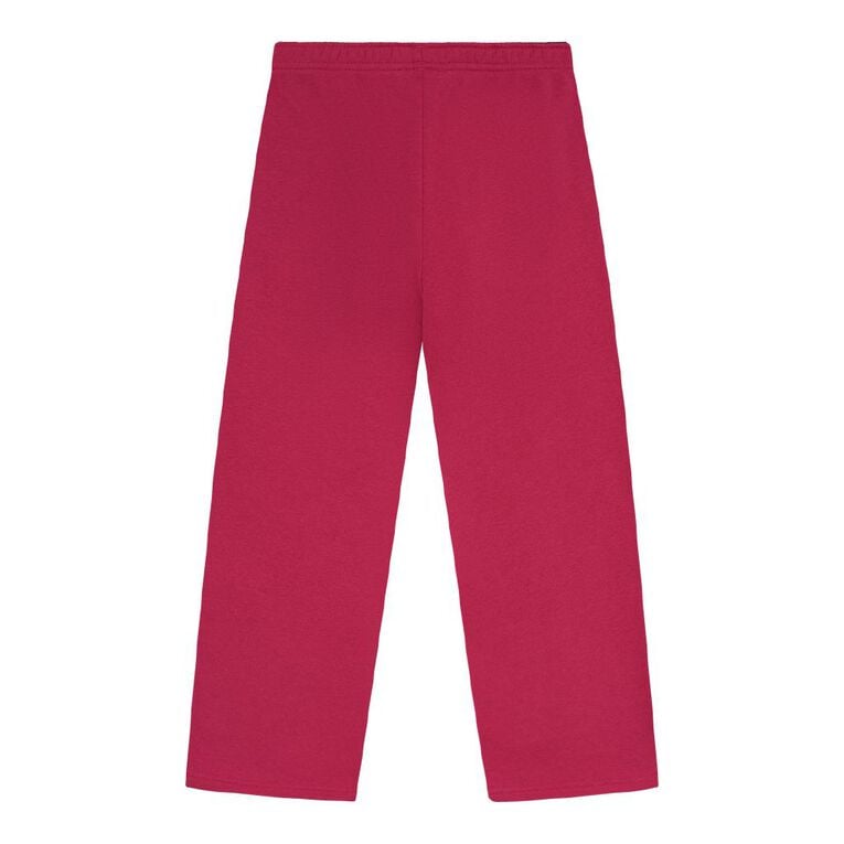 Young Original Plain Straight Trackpants, Red Mid, hi-res