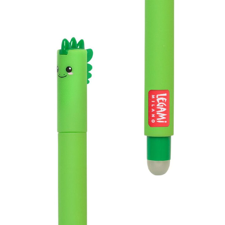 Legami Erasable Pen Dino Green Ink, , hi-res