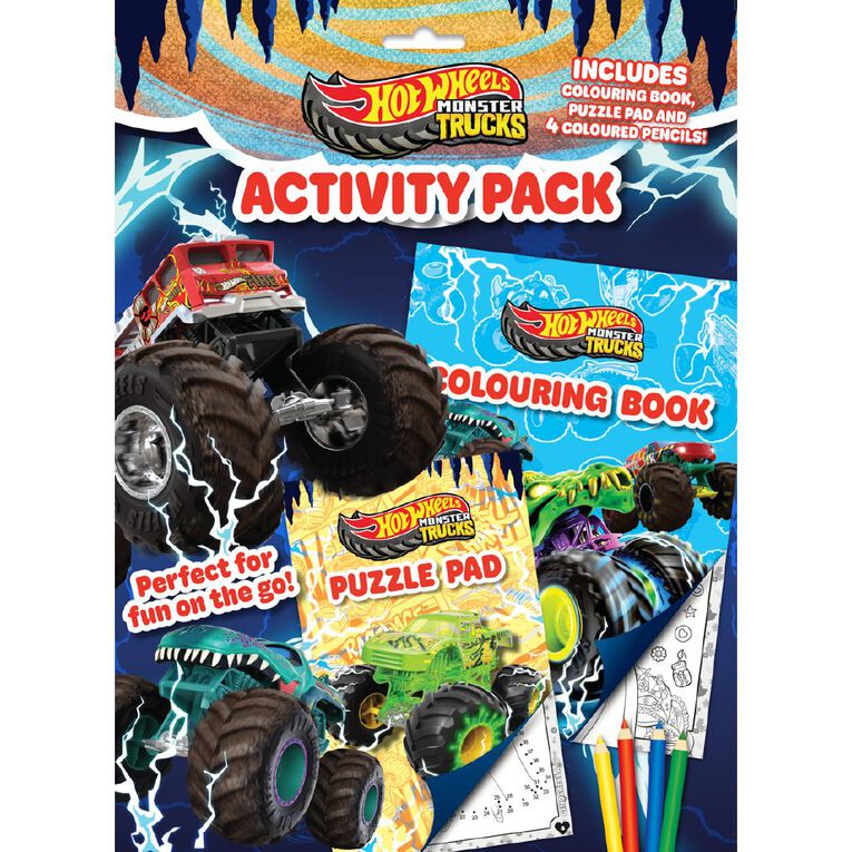 Hot Wheels Monster Trucks: Activity Pack, , hi-res