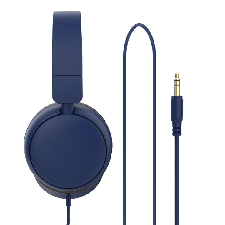 Veon 3.5mm Wired Headphones VNQ602DKB Blue Dark, , hi-res
