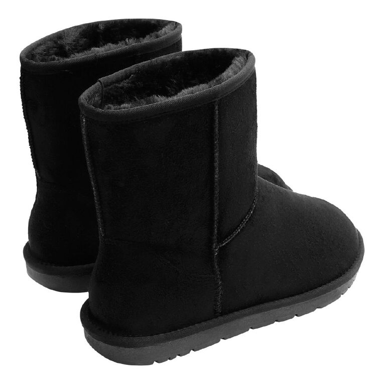 H&H Men's Preston Slipper Boots, Black, hi-res