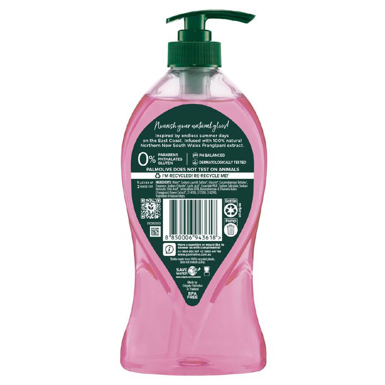 Palmolive Luminous Oils Body Wash Frangipani And Coconut 750ml, , hi-res