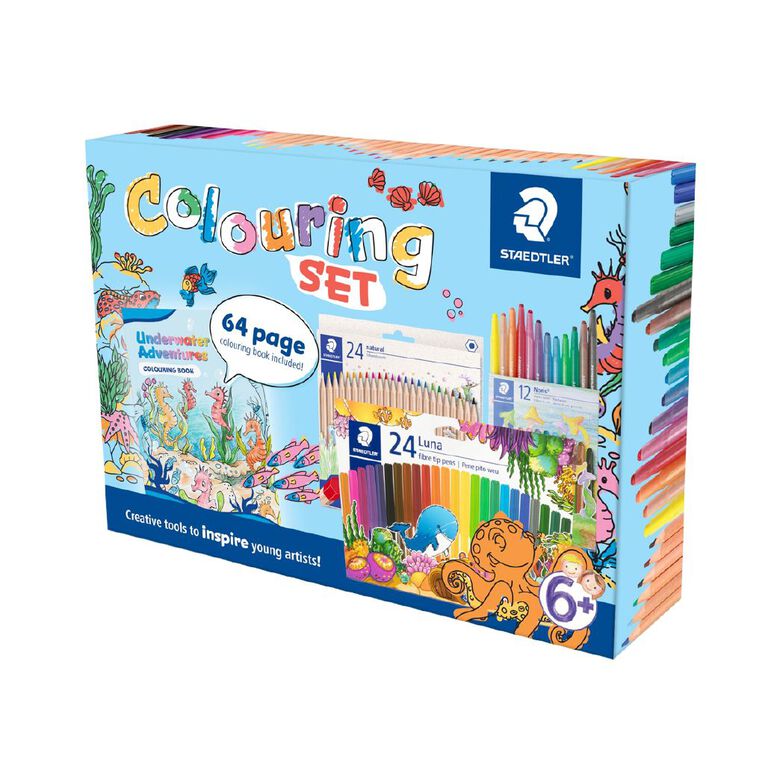 Staedtler Colouring Box Set Underwater Adventures, , hi-res