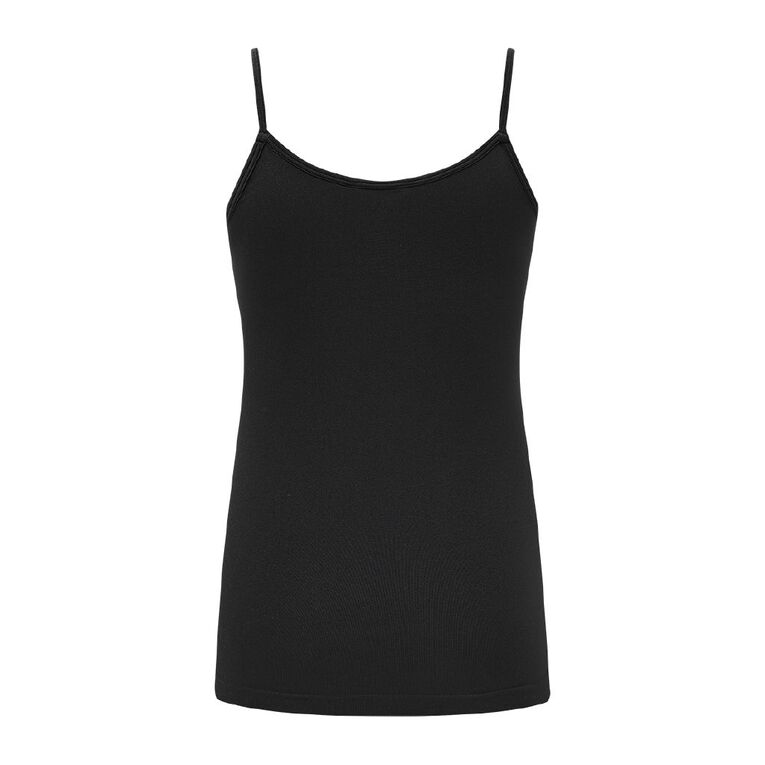H&H Women's Seamless Cami, Black, hi-res