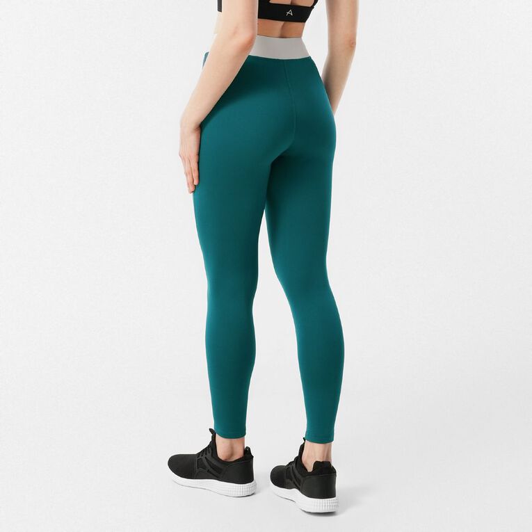 Active Intent Women's Thermal Active Leggings, Green Dark, hi-res