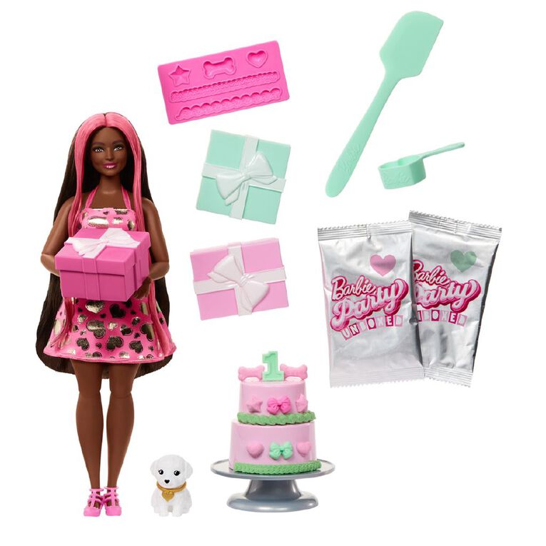 Barbie Party Surprise Reveal Assorted, , hi-res