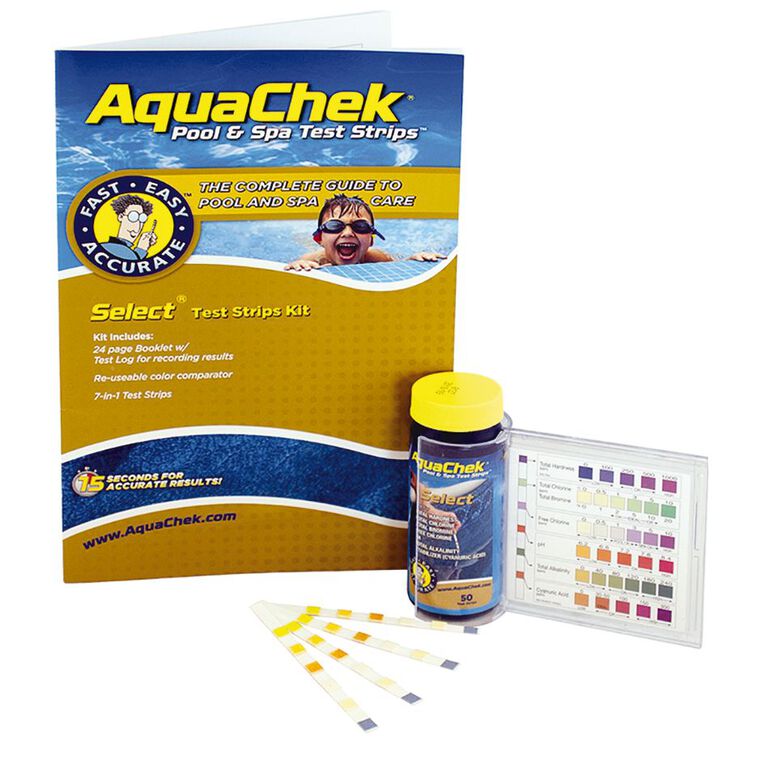 Splash Aquachek Test Strips 6 Way, , hi-res