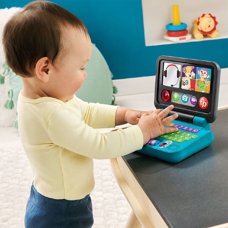 Fisher-Price Laugh & Learn Let's Connect Laptop, , hi-res