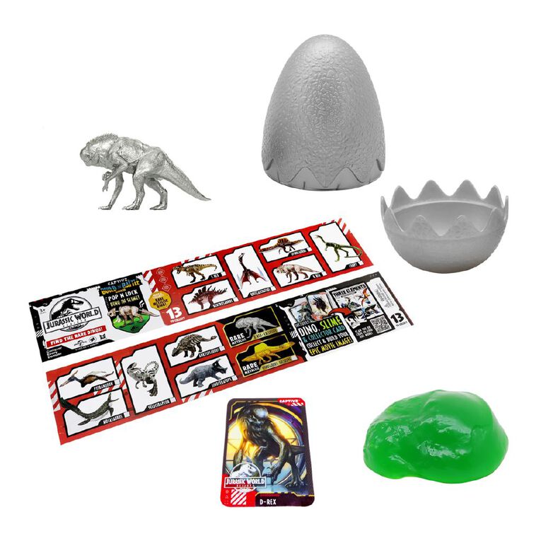 Jurassic World Rebirth Captivz Slime Egg 1 Piece, , hi-res