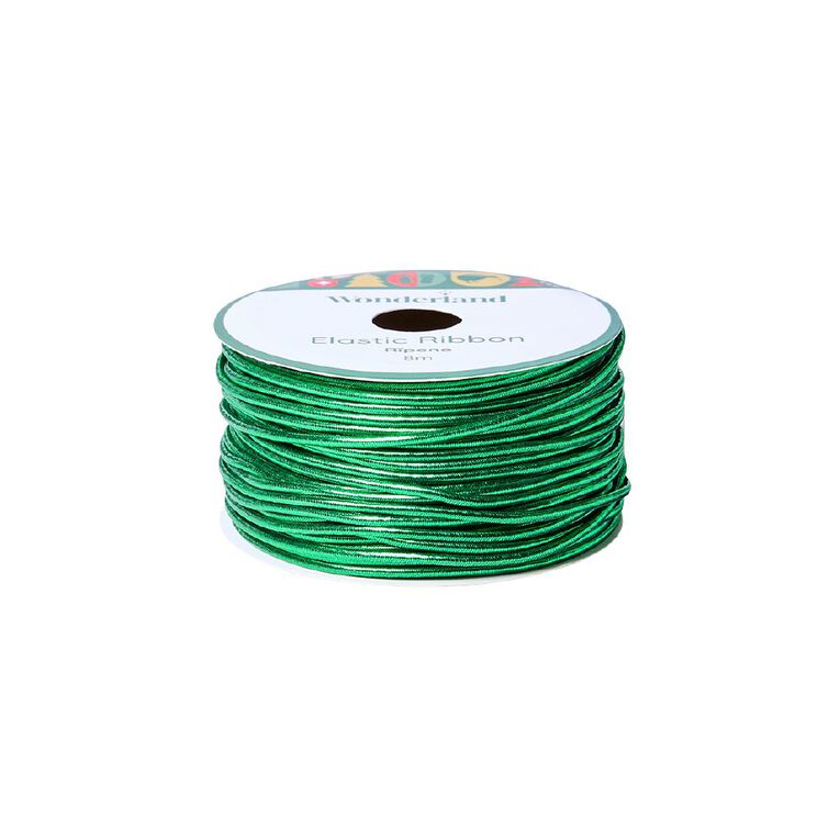 Wonderland Elastic Ribbon 8m Assorted, , hi-res