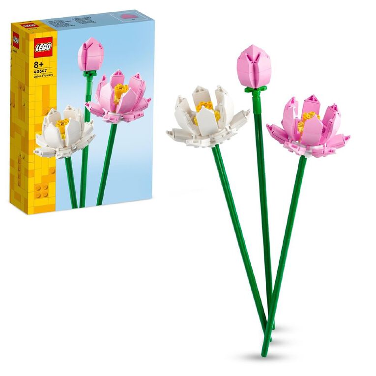 LEGO Botanicals Flowers Lotus Flowers 40647, , hi-res