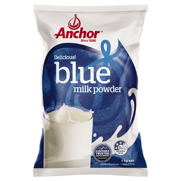 Anchor Blue Milk Powder 1kg, , hi-res