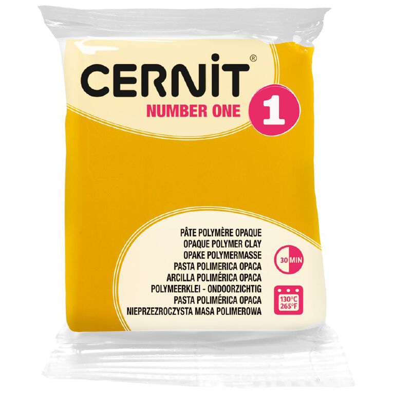 Cernit Polymer Clay No1 56g Yellow, , hi-res