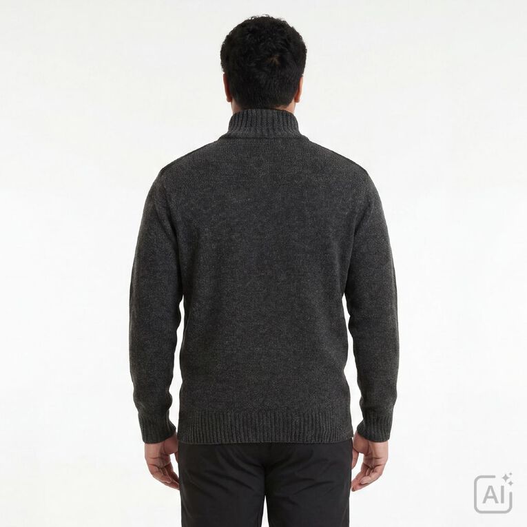 Back Country Adults' Wool Jumper, Grey Dark, hi-res