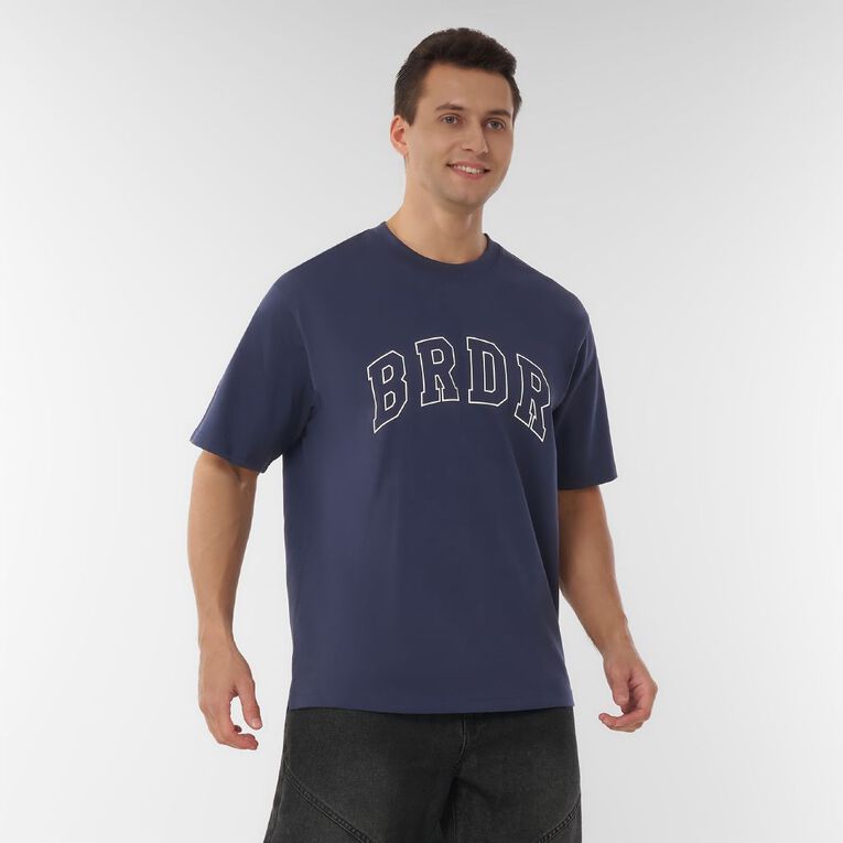 Garage Men's Heavyweight Boxy Tee, Black, hi-res