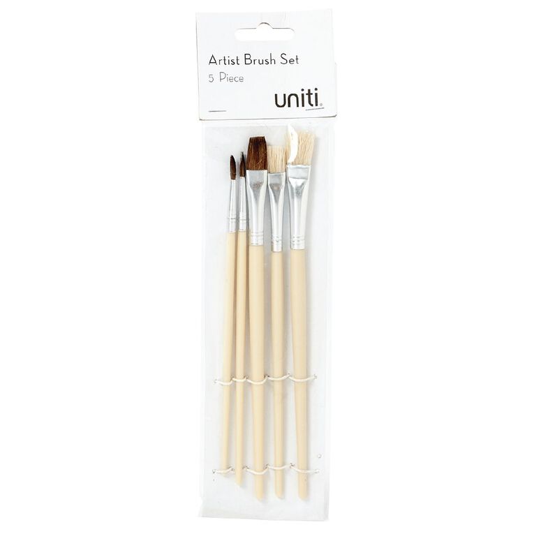 Uniti Artist Brush Set 5 Pack, , hi-res