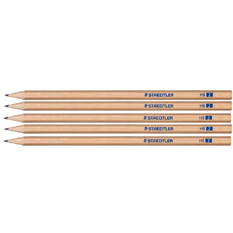 Staedtler Natural Pencils HB 5 Pack, , hi-res
