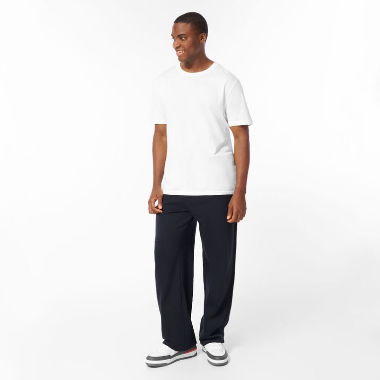 H&H Men's Straight Leg Trackpants, Blue Dark, hi-res