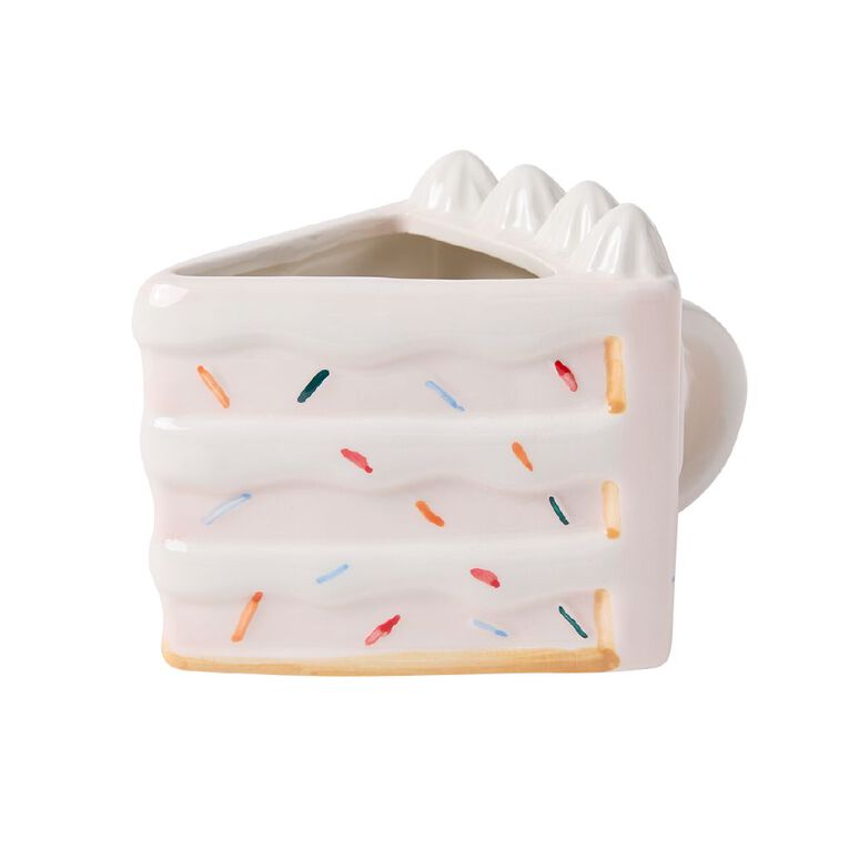 Living & Co Piece of Cake Mug Pink, , hi-res