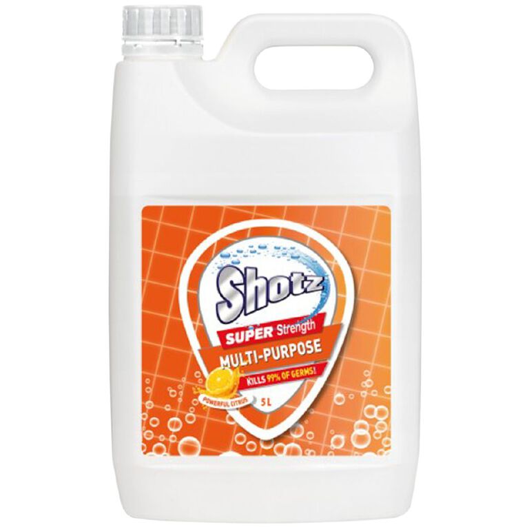 Shotz Multi Purpose Cleaner Bulk Pack 5L, , hi-res